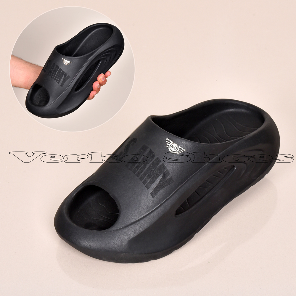 Mules Pour Hommes Souple et Hyper confortable - Réf D18 Noir -