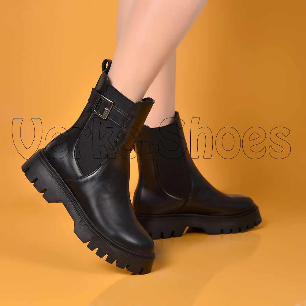 Boots  Pour Femmes Souple et Hyper Confortables- Réf 500 Noir -