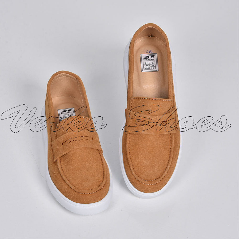 Mocassins pour Hommes Chic et confortable - Réf 2607 Camel -