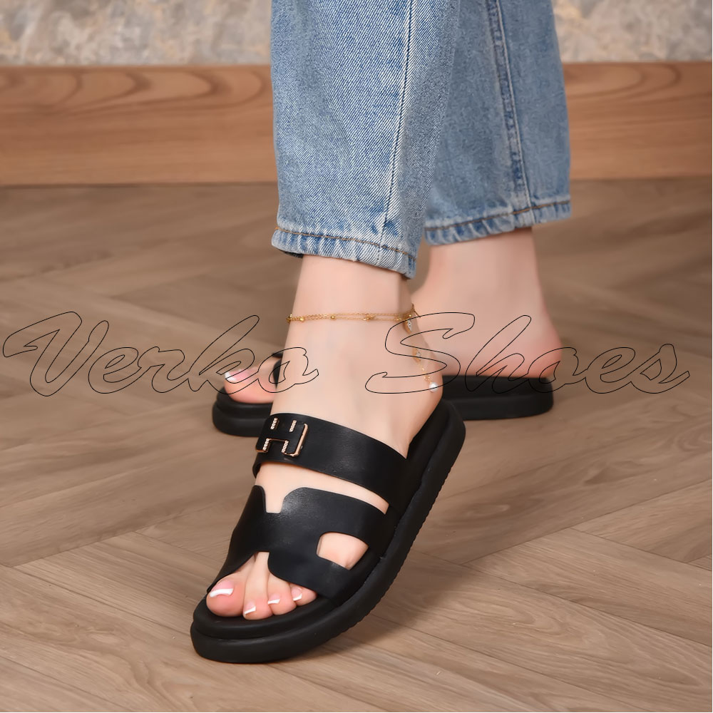 Mules Pour Femmes Souple et Hyper confortable – Réf 928 Noir -