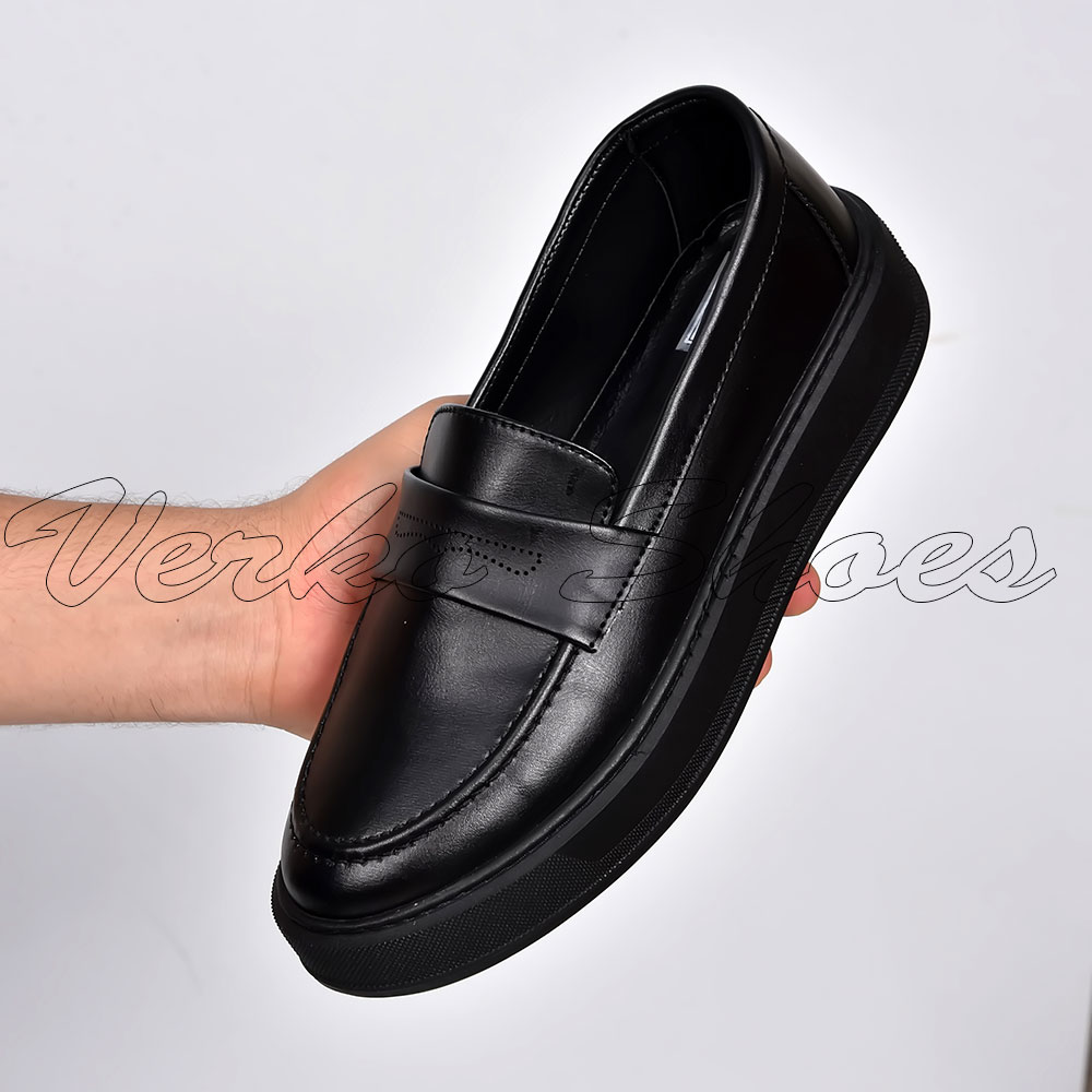 Mocassins pour Hommes Chic et confortable - Réf 602 Noir -