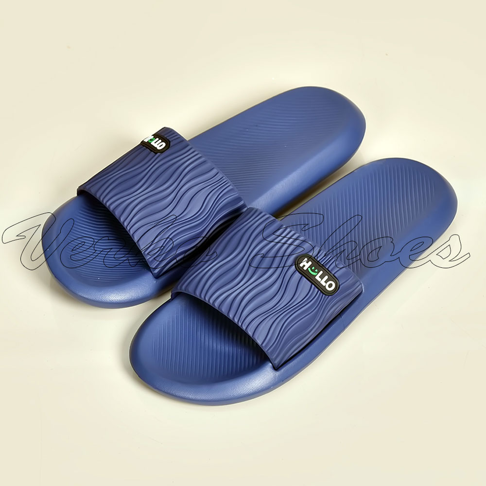 Mules Pour Hommes souple et Hyper confortables - Réf HL1 Bleu -