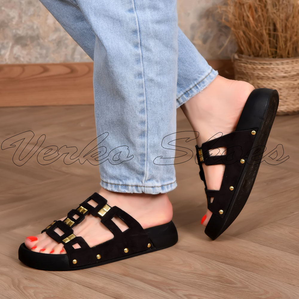 Mules Pour Femmes Souple et Hyper confortables - Réf 940 Noir - – Image 3