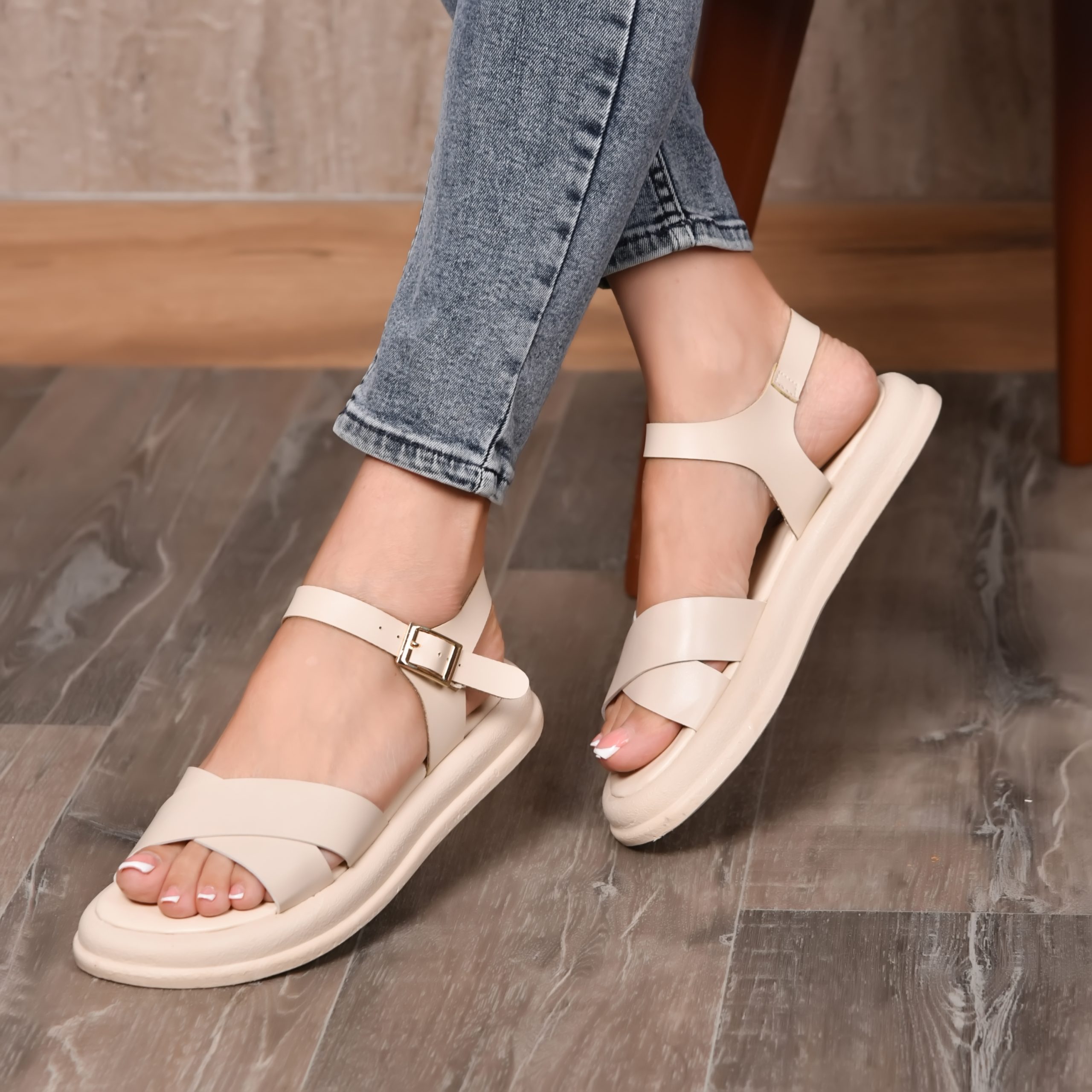 Sandales Pour Femmes 966 beige