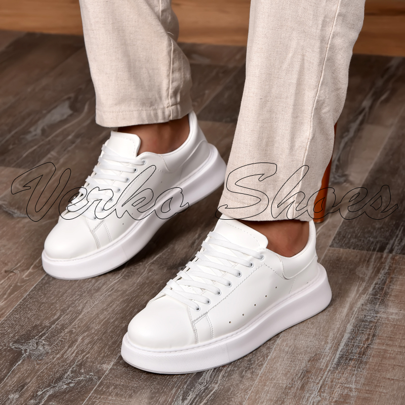 Sneaker Pour Hommes - 2617 Blanc -