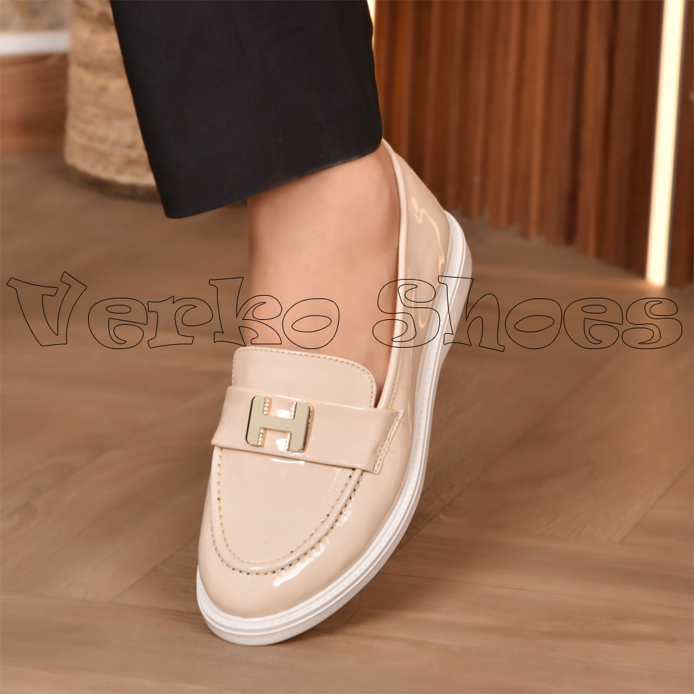 Mocassins Pour Femmes Avec semelle orthopédique - 974 Beige -