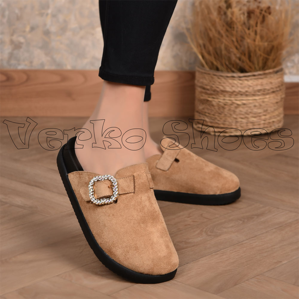 Mule Confort Daim - Pour femmes - 982 Top -